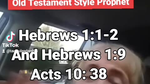 QUITE A DIFFERENCE BETWEEN OLD TESTAMENT PROPHETS AND NT CHRIST!