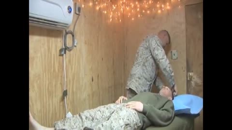 Acupuncture used to treat Marines during deployment