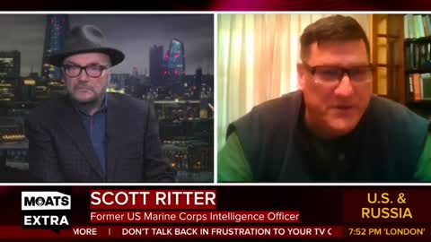 Scott Ritter, bývalý zpravodajský důstojník US Army Marine Corps: