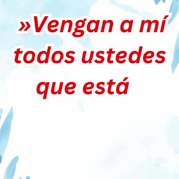 "Ven a Mí y Encuentra Descanso" Mateo 11:28#shorts #short #youtubeshorts #ytshorts #youtube #ytshort