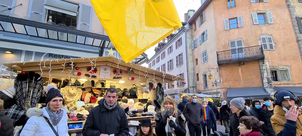 Manifestation Annecy le 18 12 2021