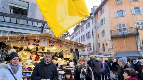 Manifestation Annecy le 18 12 2021