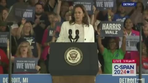 "I'M SPEAKING!": Kamala Snaps After Getting Heckled At Rally