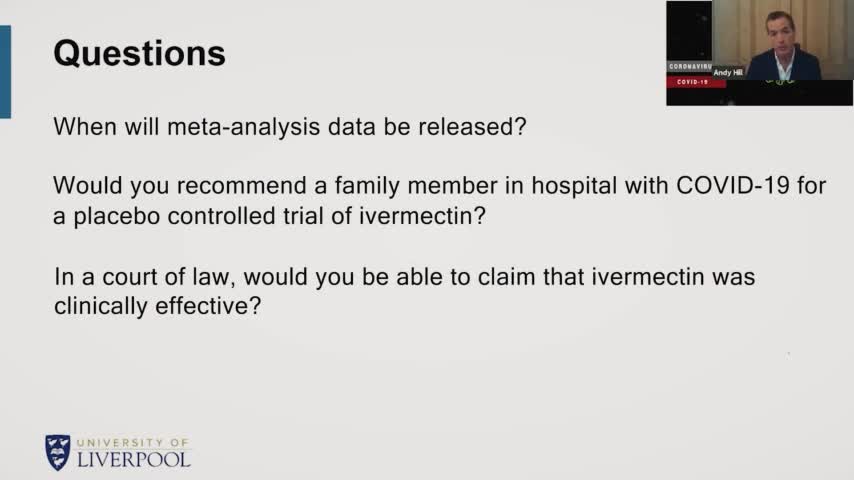 IVERMECTINA DR TESS LAWRIE VS DR ANDREW HILL