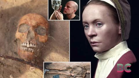 Archaeologists reconstruct face of 400-year-old “vampire” buried with iron sickle across her neck