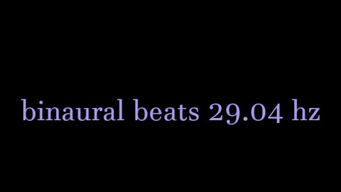 binaural beats 29.04 hz