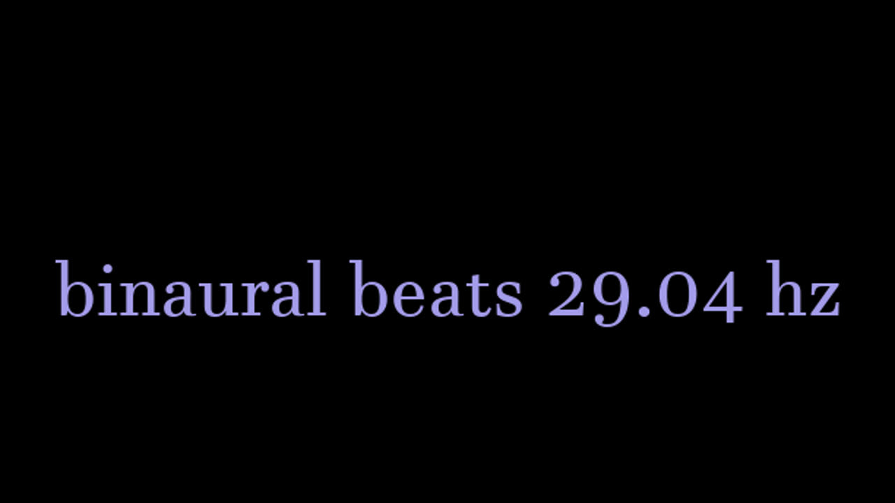 binaural beats 29.04 hz