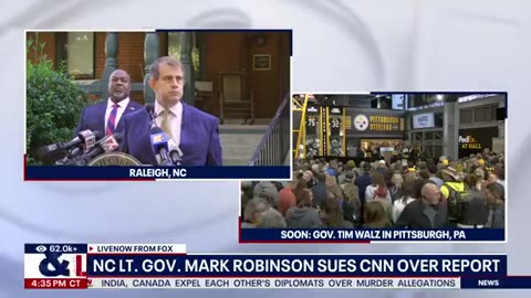 North Carolina governor candidate Mark Robinson sues CNN for $50 million