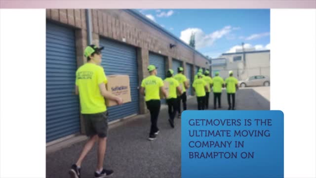 Get Movers in Brampton, ON | 647-490-7978