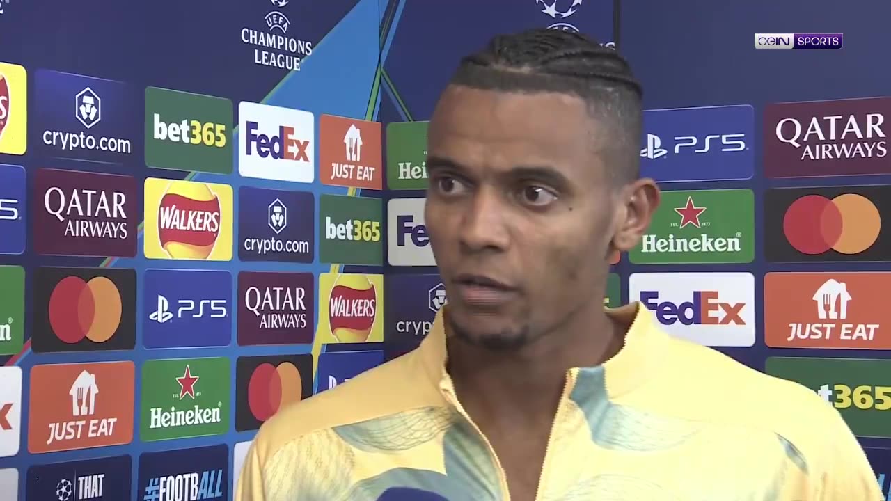 Manuel Akanji on the ‘Definitely City’ kit