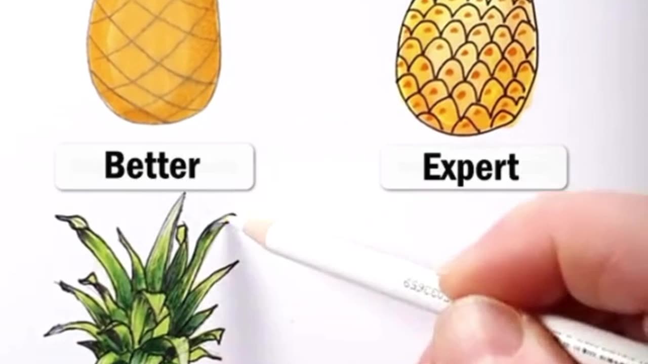 Pineapple Drawing Levels—Is ‘Expert’ a Joke? 🍍🖌️😂