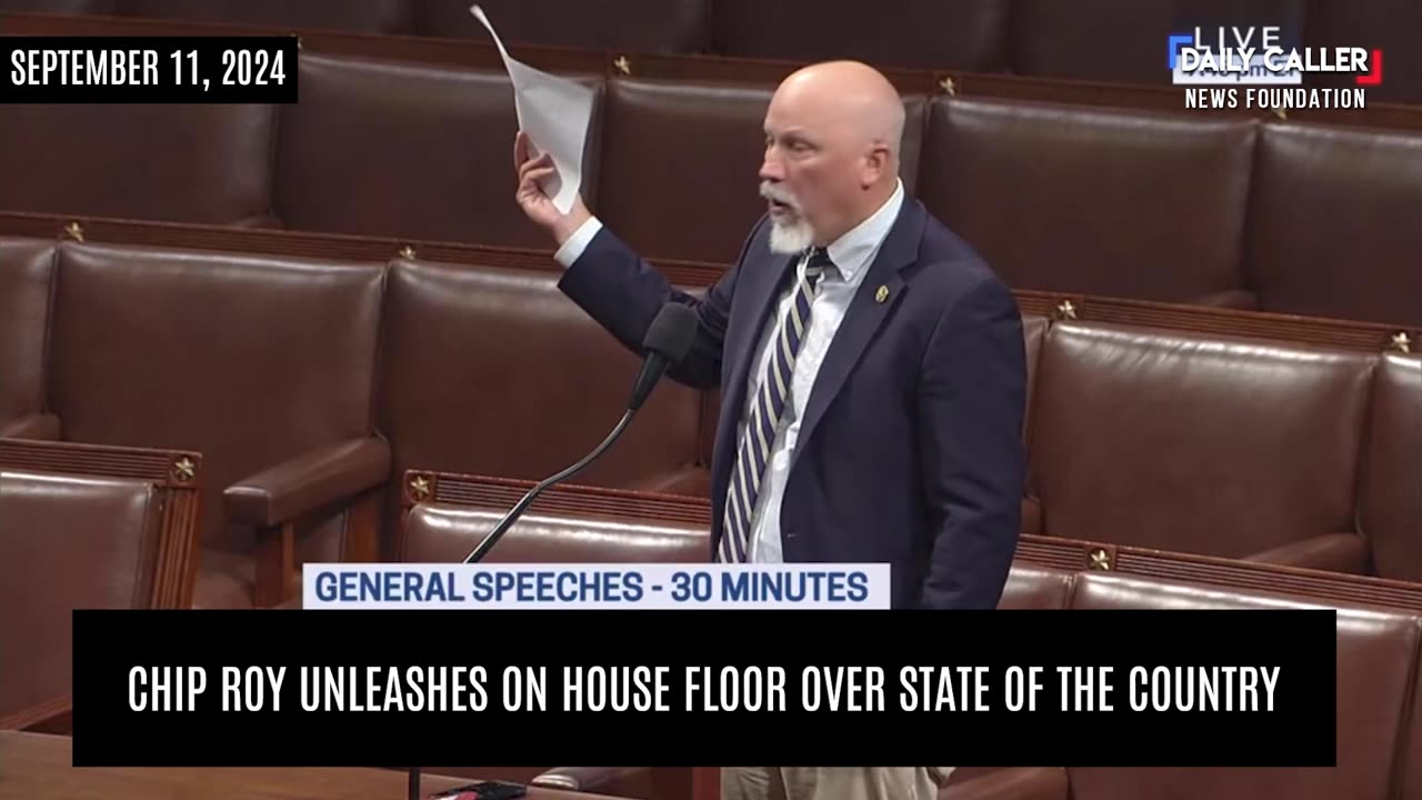 Chip Roy UNLEASHES on House Floor Over Current State of the Country