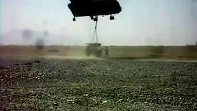 Sling load Afghanistan FOB Boris