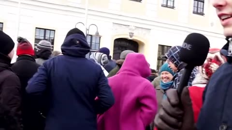 AFD Demo Interview einzelner Teilnehmer