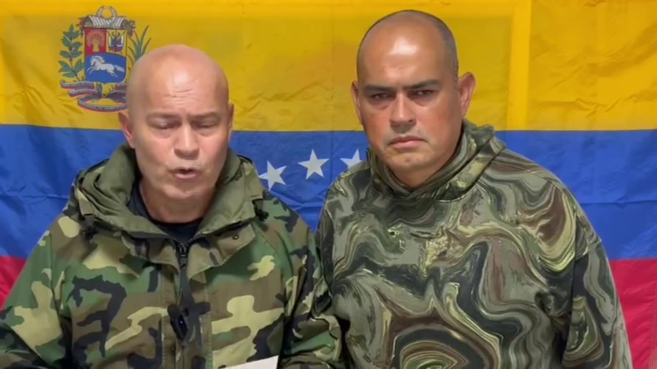 Venezuelan Army Captains Javier and Juan Carlos Nieto Quintero send a message to all soldiers: