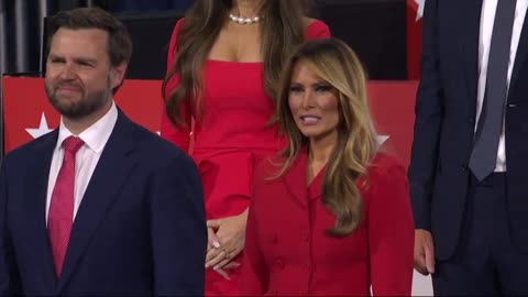 Melania Trump Enters RNC Convention