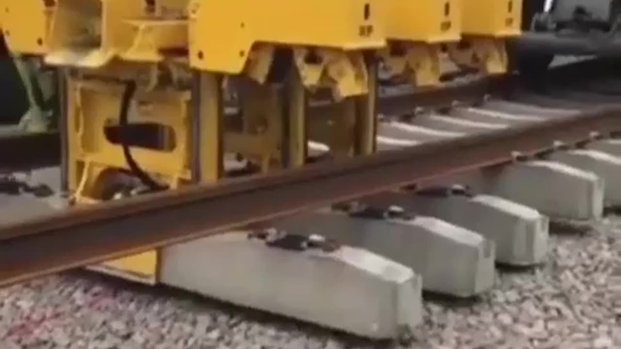 That's how railroads are made these days