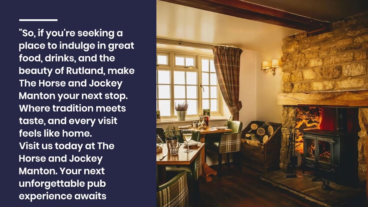 The Horse and Jockey Pub: A True Taste of Rutland