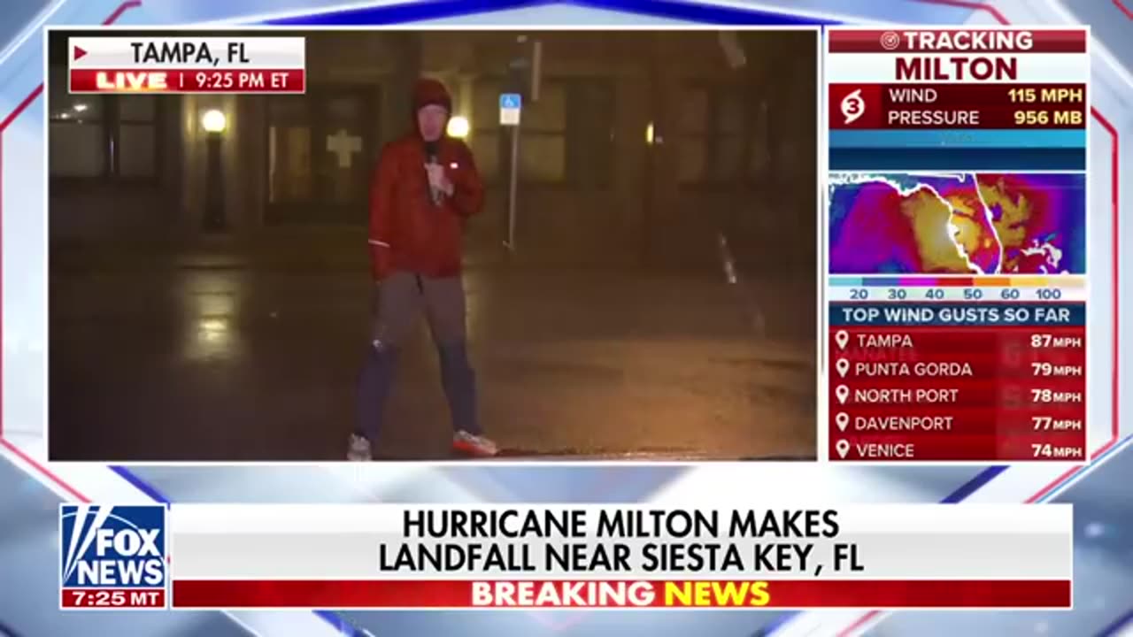 Hurricane Milton makes landfall near Siesta Key, Fla