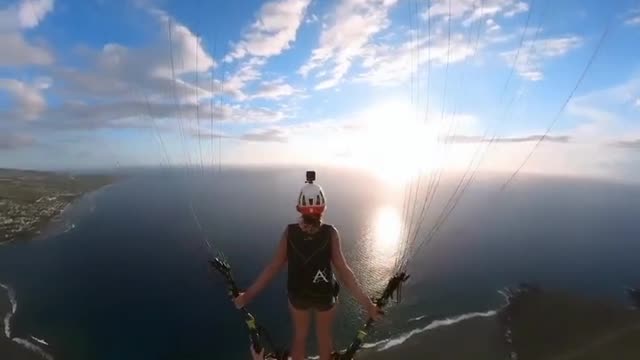 The two went skydiving together, and the result was too exciting