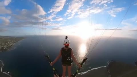 The two went skydiving together, and the result was too exciting