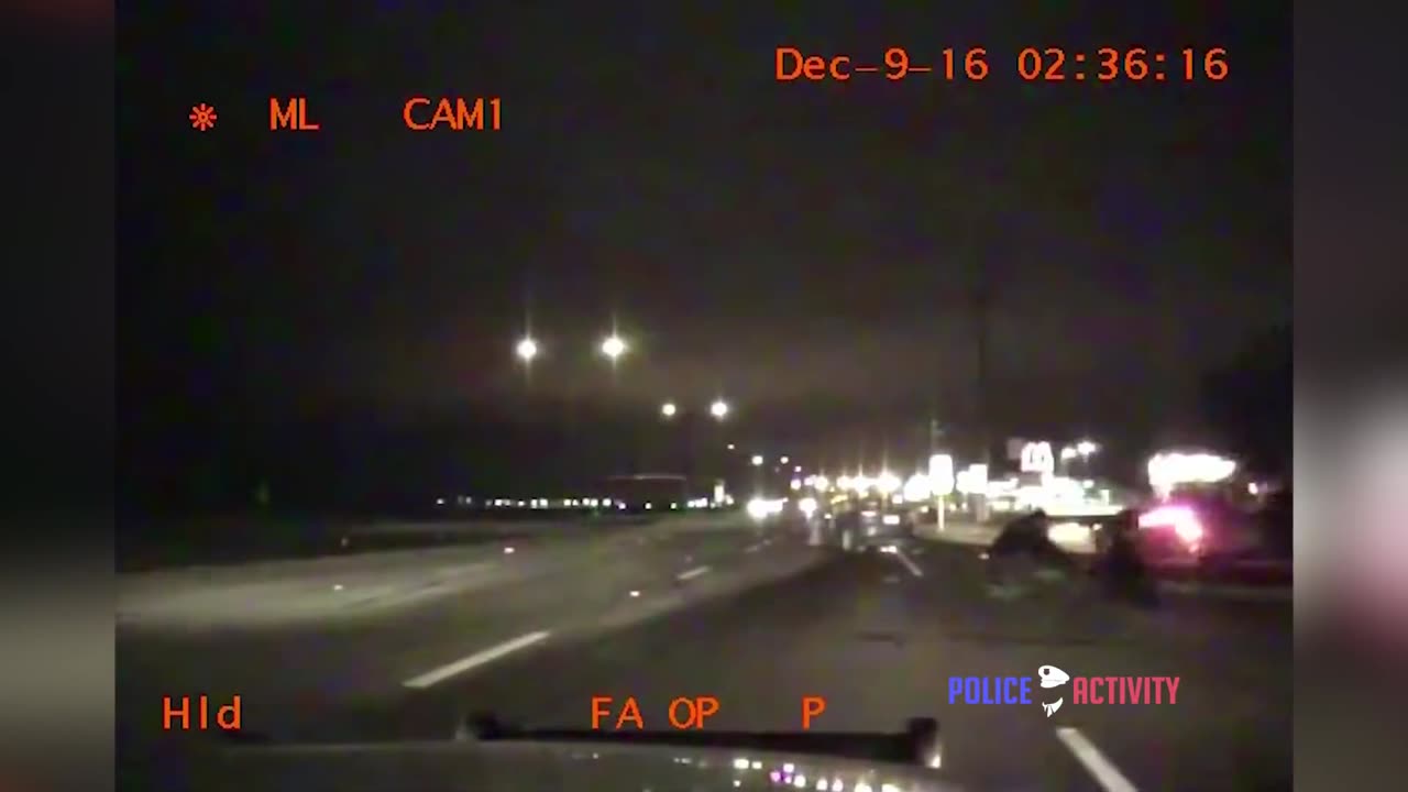 Dashcam Shows Police Officer Hit By Drunk Driver During DWI Stop