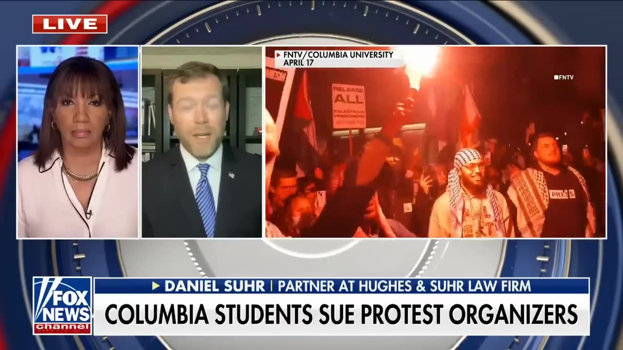 Columbia students suing for 10s of millions in damages over pro-terror protests: Daniel Suhr