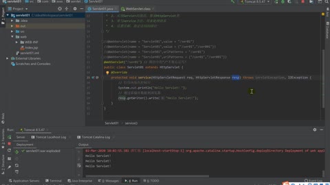 Servlet workflow