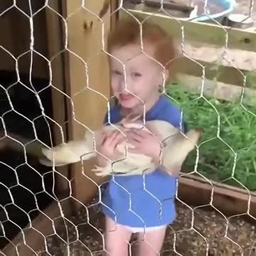 child makes baby chicken🤗