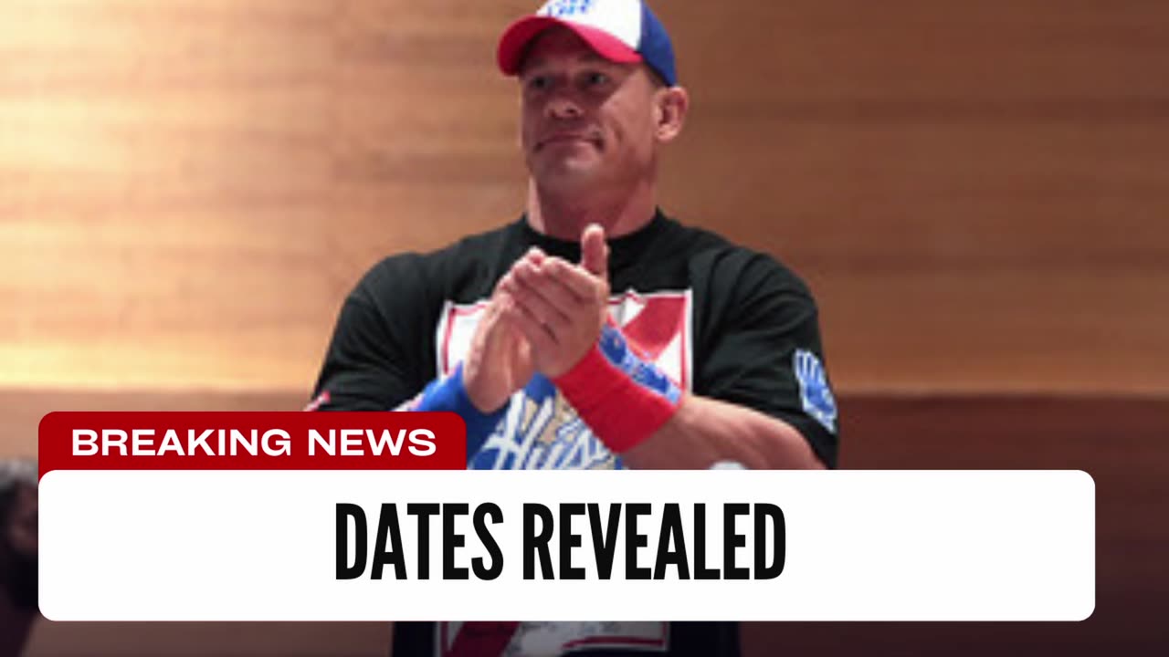 Cena Reveals Around How Many Dates He Will Work For Retirement Tour