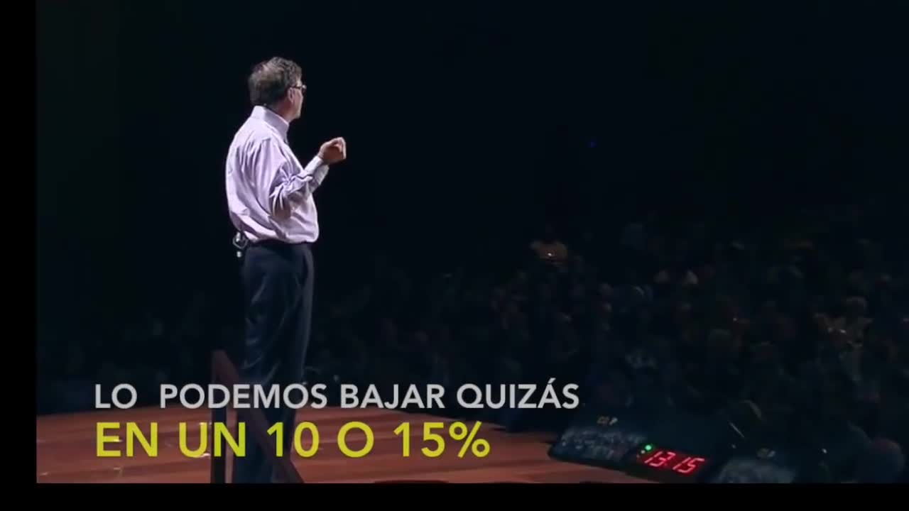 GATES QUIERE REDUCIR LA POBLACIÓN MUNDIAL EN 12%