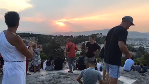 Sunset at the Acropolis Athens