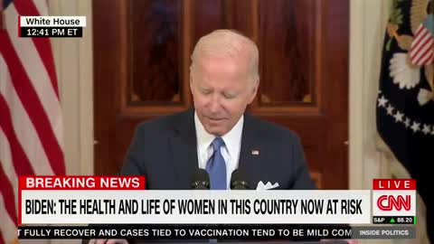 Biden STUMBLES Through His Address About The Roe v. Wade Decision