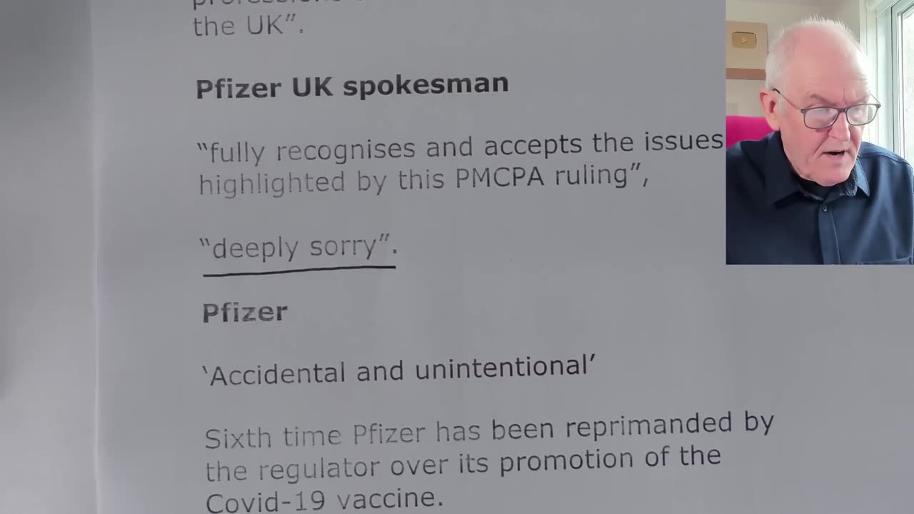 Pfizer is 'deeply sorry'