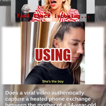 Fact Check: Video Of Mother 'Angrily Calling Her Child's Teacher For Misgendering' NOT Authentic