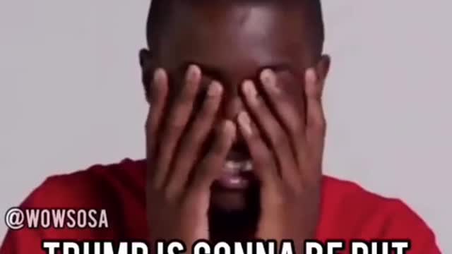 Trump impeached meme inside a peach
