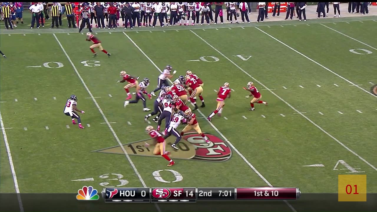 2013 Colin Kaepernick WK05 Rushing