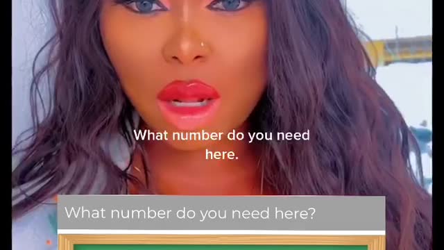 What number do you need here ?