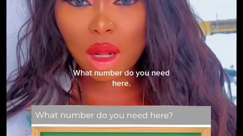 What number do you need here ?
