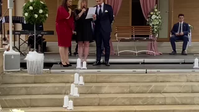 Wedding prank at my friends wedding