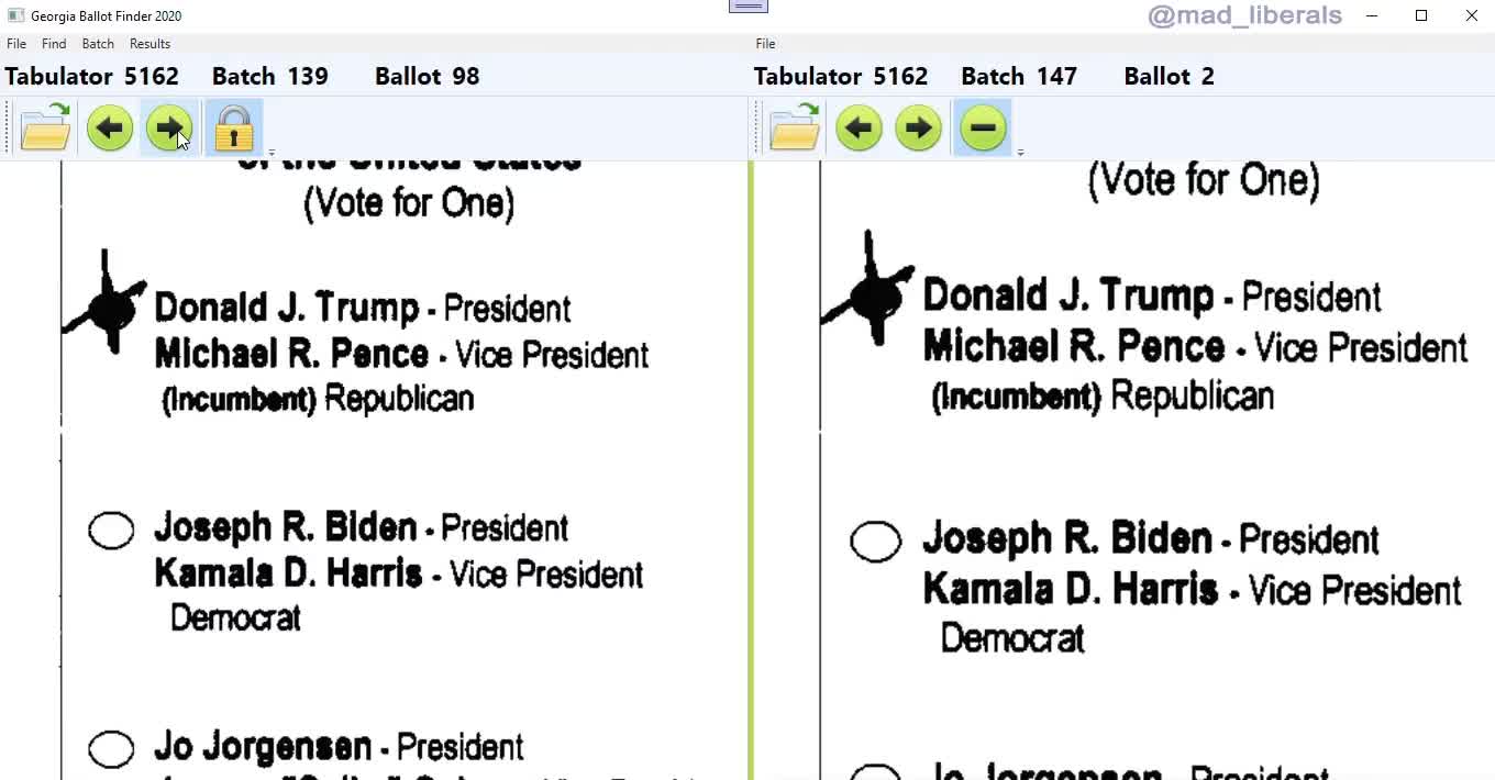 How Cheating By Duplicate Vote Scanning Looks