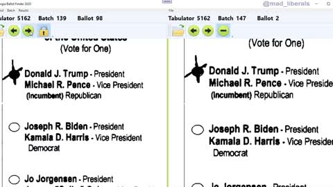 How Cheating By Duplicate Vote Scanning Looks