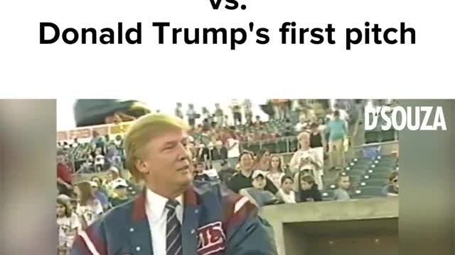 Fauci's First Pitch vs. Donald Trump's First Pitch