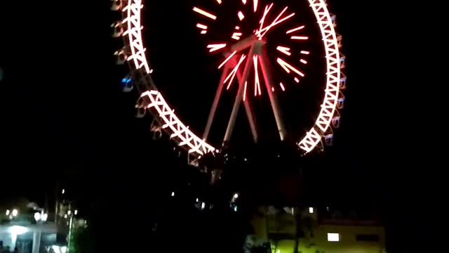 Ferris wheel in Balneário Camboriú, Santa Catarina. Brazil