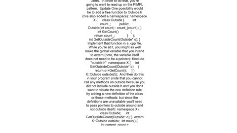 How can I use a class from a header file in a source file using extern but not #include