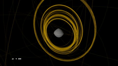 A Web Around Asteroid Bennu 4K