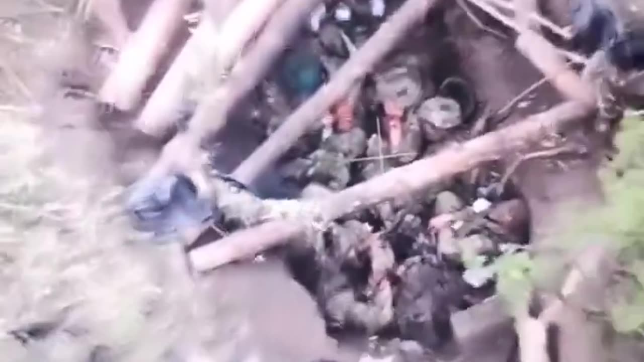 Ukrainian soldiers are a very tough straight shot into a packed dugout....