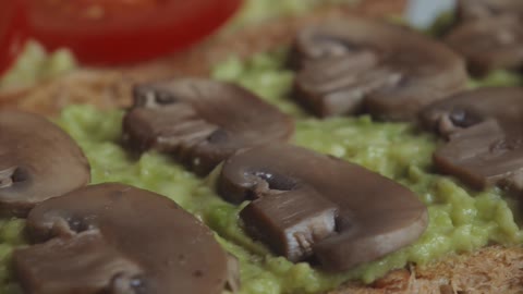 Avocado Toasts with Mushroom