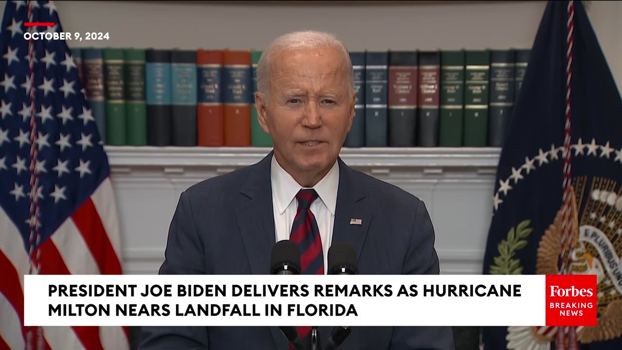 BREAKING NEWS- President Biden Takes Reporter Questions During Press Conference On Hurricane Milton