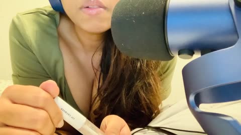 ASMR | Your Girlfriend | Making Mouth Sounds | With Sticky Lipgloss | By ASMR Indian Girl 